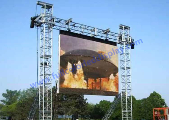 6500K Color Temperature Outdoor Fixed LED Display with ≤800W/m2 Power Consumption